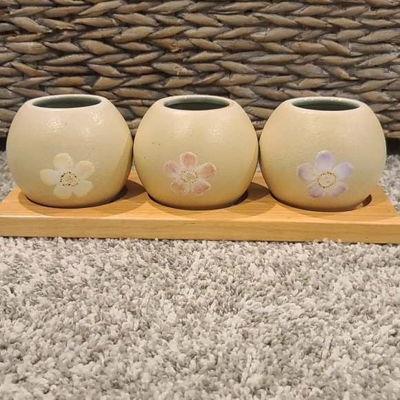 Partylite Votive/Tealight Flower Trio